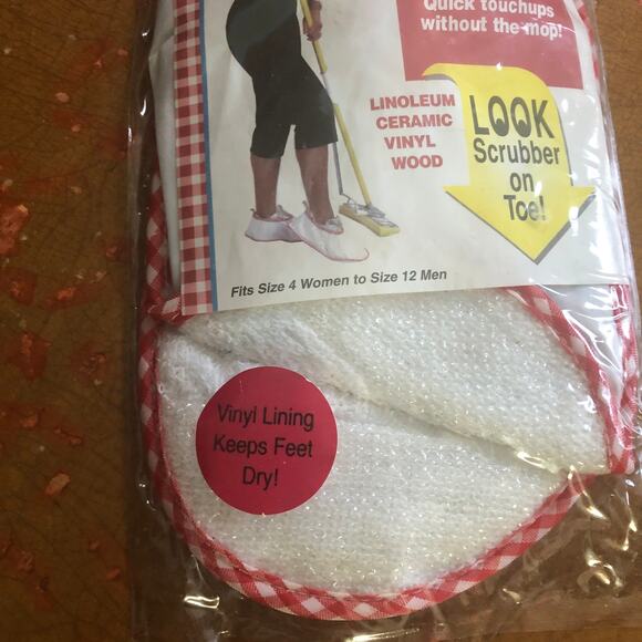 Scrubby Toes Mopping Socks Shoe Cover Scrubber AS SEEN ON TV - Picture 4 of 4